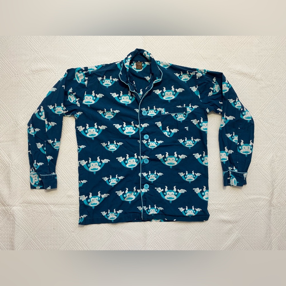 Y2K Paul Frank Industries Blue Devil PJ top